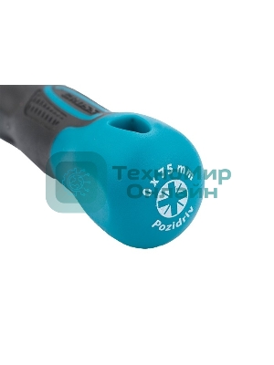 Отвертка Gross 12155 PZ0 x 75 мм S2, трехкомпонентная ручка