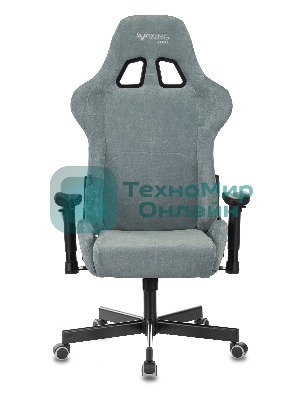 Кресло Бюрократ VIKING KNIGHT LT28 FABRIC серо-голубой, ткань, 120 кг, механизм качания