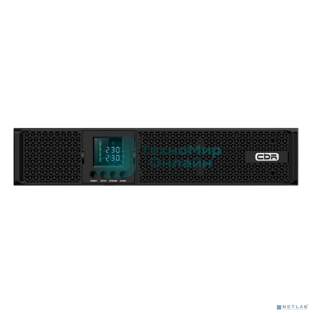 Источник бесперебойного питания CBR PLS-1.5KRT-8I-LCHERSC Line Interactive Smart 1500/1350 RT 8 x C13, LCD, HID-USB, RS232, EPO, SNMP slot