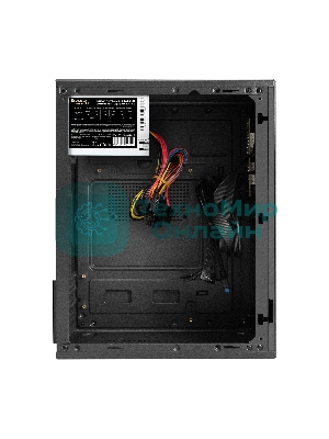Компьютерный корпус Minitower ExeGate BAA-308MU2-AAA450 (mATX, БП AAA450 с вент. 8см, 1хUSB+2хUSB 3.0, HD Audio, черный)