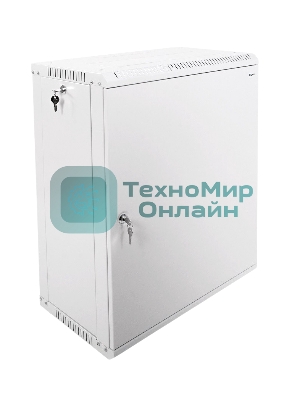 Шкаф телекоммуникационный настенный разборный 15U (600х350) дверь металл, ШРН-Э-15.350.1