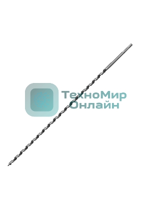 Сверло по дереву шнековое Matrix, 8 х 460 мм, 6-гранный хвостовик