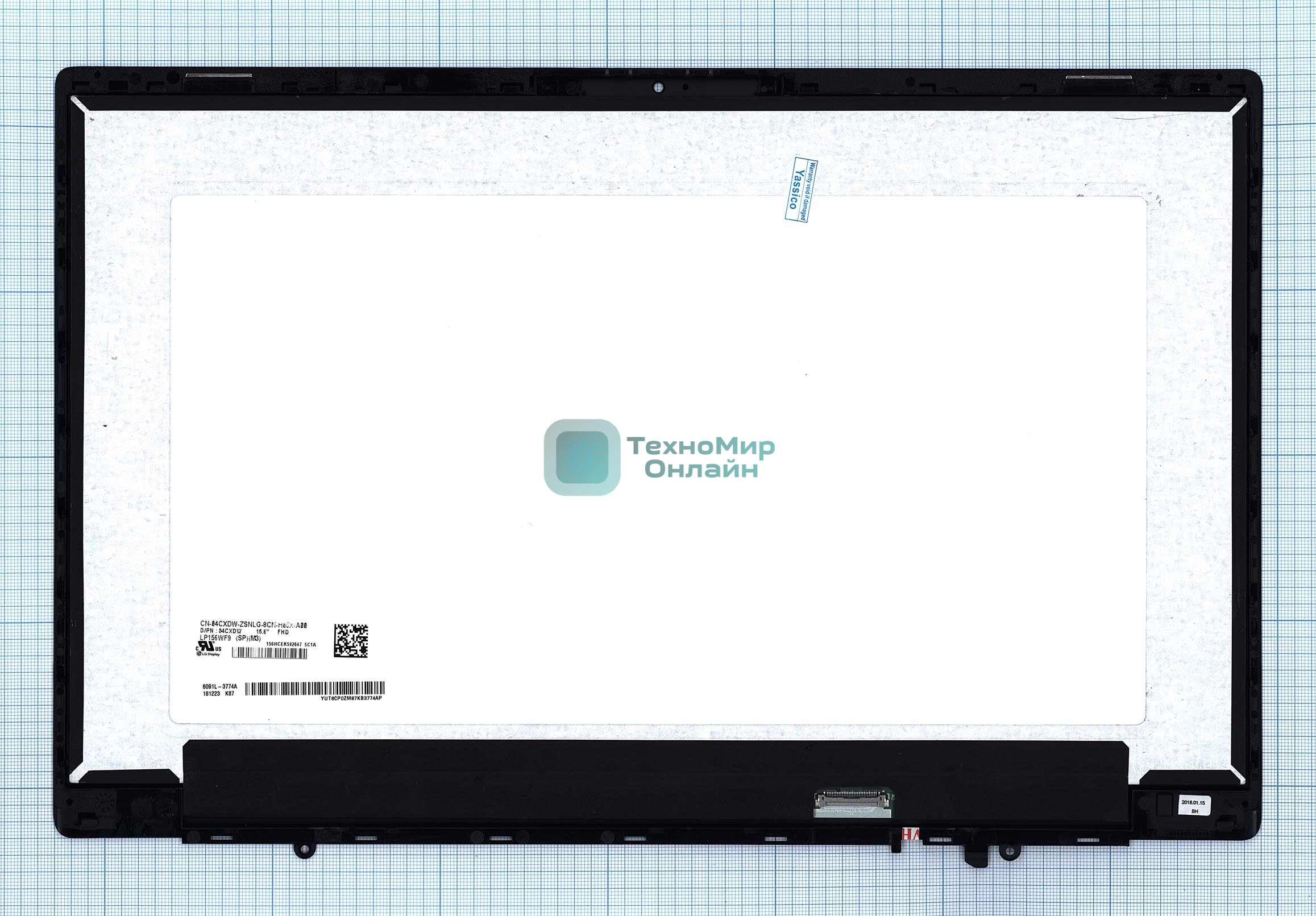 Модуль (матрица + стекло) для Xiaomi Mi Air 15.6 с рамкой