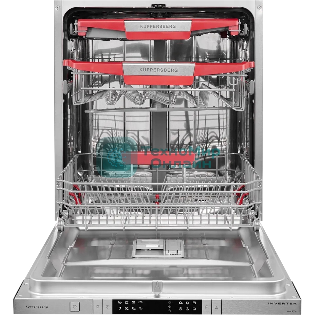Встраиваемая посудомоечная машина Kuppersberg GIM 6078, черный, 59.8 см, 14 компл., 42 дБ, класс A+++