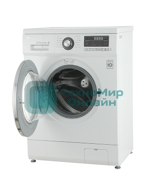Стиральная машина LG F1096ND3 белая, загрузка фронтальная 6кг, 1000 об/мин., класс: A