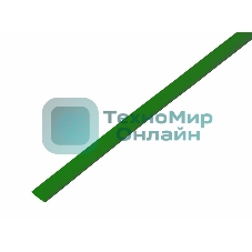 Трубка термоусадочная Rexant 5.0/2.5 1м зеленый