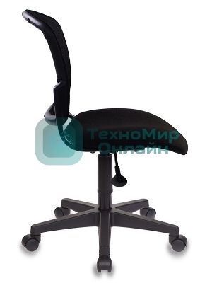 Кресло Бюрократ CH-296NX/15-21 черный, сетка, 120 кг, механизм качания