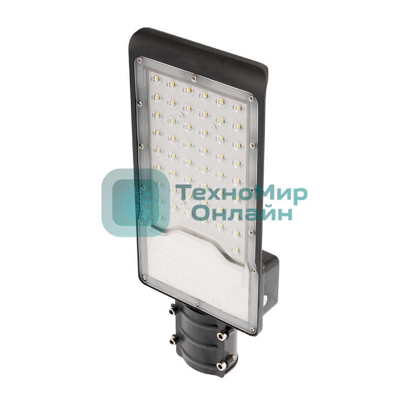 Светильник светодиодный консольный ДКУ 01-50-5000К-ШС IP65 черный Rexant