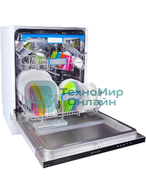 Встраиваемая посудомоечная машина Maunfeld MLP-12IM, черный, 59.8 см, 14 компл., 44 дБ, класс A++