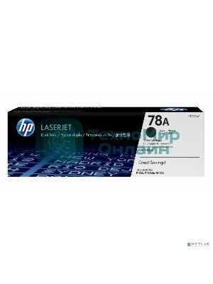 Картридж лазерный двойная упаковка HP CE278AF/CE278AD черный для LJ 1566/1606dn/1536dnf (2 х 2100 стр)