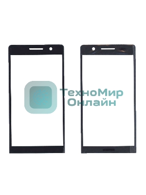 Стекло для Huawei Ascend P6 черное