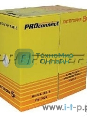 Кабель PROconnect Кабель FTP cat.5e 4 пары (305м) 0.51 мм