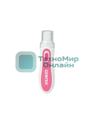 Набор для маникюра и педикюра Centek CT-2188 бело-розовый, 3 насадки