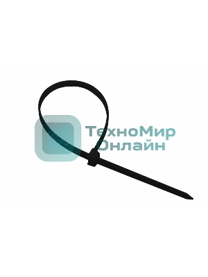Хомут-стяжка кабельная нейлоновая Rexant 1020x9,0 мм, черная, упаковка 100 шт.