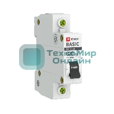 Выключатель автоматический EKF mcb4729-1-20C 1P 20А (C) 4,5кА ВА 47-29 EKF Basic