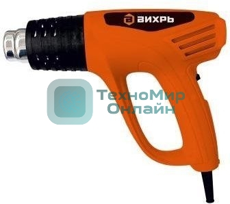 Клеевой пистолет ВИХРЬ ТП-2000 [72/2/1] 2000 Вт, 25/350/550 С, 250/500 л/мин