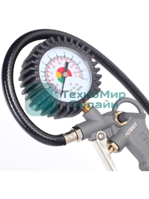 Пистолет для накачки шин Patriot GN 60D 10бар шланг360мм манометр63мм быстросъем