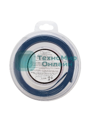 Трубка термоусаживаемая Rexant 8.0/4.0мм синяя. ролик 2.44м