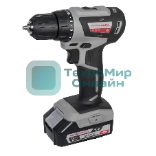 Дрель-шуруповерт ИНТЕРСКОЛ ДА-10/18В, 18 В, 2 Ач, 42 Нм, бесщеточный
