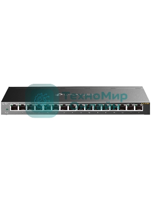 Коммутатор сетевой TP-Link 16-Port Gigabit Easy Smart Switch, 16 Gigabit RJ45 Ports, Desktop Steel Case, MTU/Port/Tag-based VLAN, QoS, IGMP Snooping, Web/Utility Management