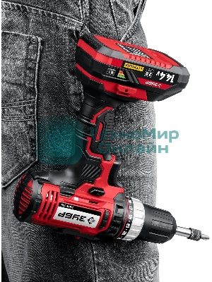 Дрель-шуруповерт аккумуляторная Зубр ДШЛ-145-22, Аккумуляторная, 14,4В, 2 АКБ, Кейс