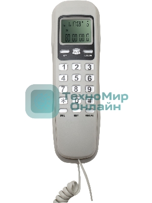 Телефон проводной Ritmix RT-010 белый