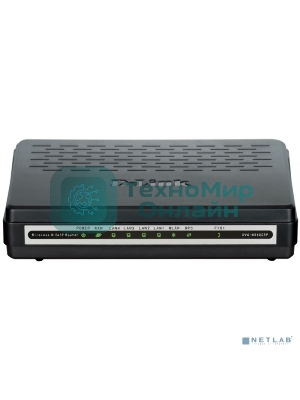 Маршрутизатор беспроводной D-Link DVG-N5402SP/1S/C1A 10/100BASE-TX черный
