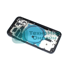 Задняя крышка (корпус) в сборе с рамкой для Apple iPhone 12 Mini черный