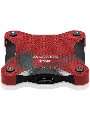 Внешний SSD ADATA SD620, 2TB, USB 3.2 Gen 2 Type-A, R/W 550/480, красный