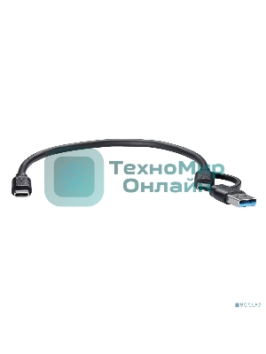 Кабель соединительный Telecom TUS716-0.3M 2-in-1 USB-A/C to Type-C,10Gbps, 0.3m