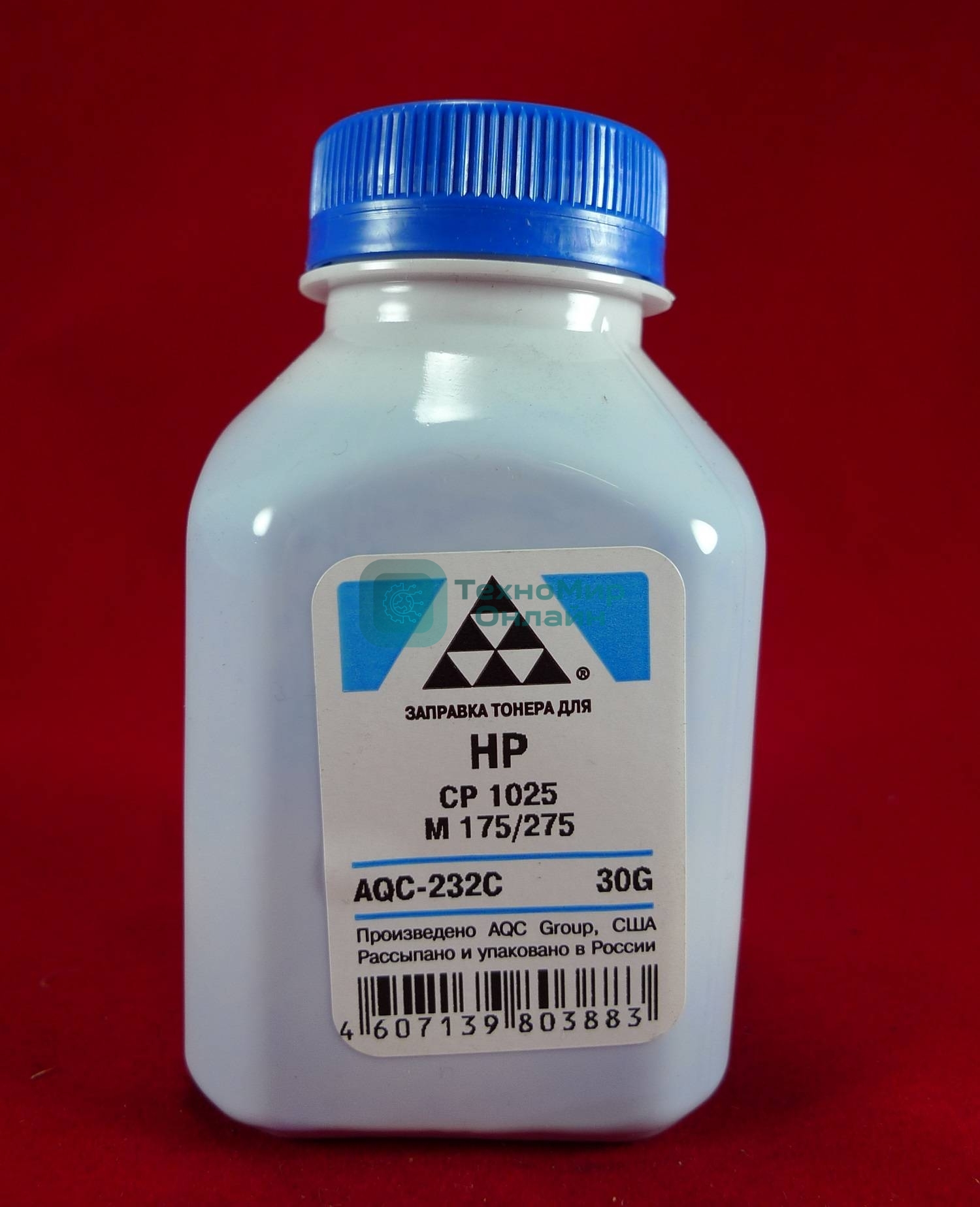 Тонер HP CP 1025/M 175/275 Cyan, (фл.30г.) AQC фас. Россия