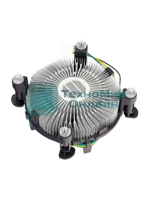 Кулер для процессора ACD серебристый, 90 мм, алюминий, 2300 об/мин, 23.5 дБ, 3 pin, 65 Вт, 44 мм