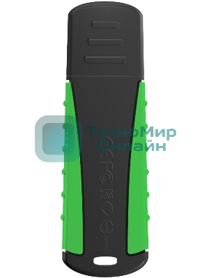 Флешка USB Transcend JetFlash 810 (TS64GJF810), 64Gb, USB 3.0, R/W 100/40, черный/зеленый