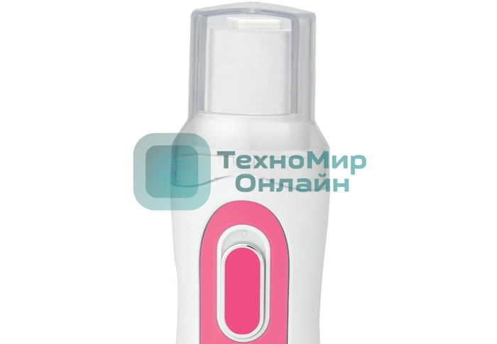 Набор для маникюра и педикюра Centek CT-2188 бело-розовый, 3 насадки