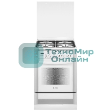 Плита газовая Gefest ПГ 6300-03 0040 белый, конфорок 4 шт, духовка 52 л, 60 см x 85 см x 60 см
