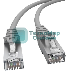 Патч-корд NTSS NTSS-PC-FTP-RJ45-5e-0.5-LSZH-GY NTSS-PC-FTP-RJ45-5E-0.5-LSZH FTP RJ-45 вил.-вилка RJ-45 cat.5e 0.5м серый LSZH (уп.:1шт) 26AWG