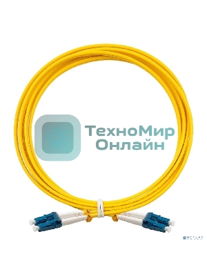 Патч-корд волоконно-оптический ExeGate FC-D-9-LC-LC-3M-LSZH (Шнур ВО SM 9/125 (OS2/G.652.D), LC/UPC-LC/UPC, Duplex, LSZH, 3м)