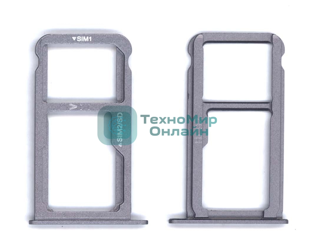 Лоток для SIM-карты Huawei P9 Plus серый