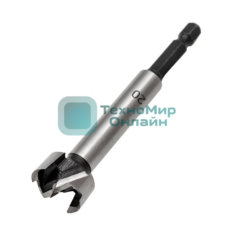 Сверло Форстнера по дереву Kranz 20 мм, цилиндрический хвостовик