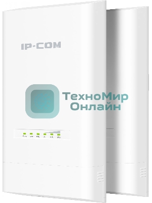 Наружная точка доступа IP-COM CPE12, 5 ГГц, до 867 Мбит/с, IP65, 1х12dbi, PoE, 2х1 Гбит/с, молниезащита 6000В