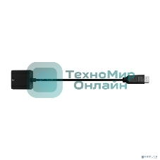 Переходник с кабелем Bion HDMI - DisplayPort, 19F/20M, однонаправленный DP->HDMI, 15см, черный BXP-A-HDMI-DP-02
