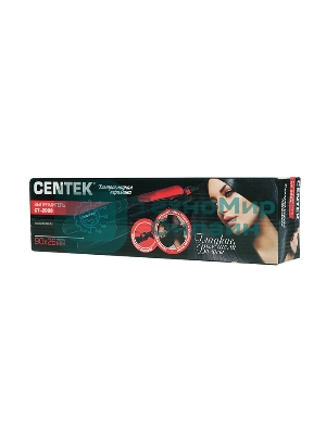 Выпрямитель для волос Centek CT-2008 черный/красный, 26 мм, 240 °C, 1 режим