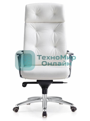Кресло Бюрократ DAO/WHITE белый, кожа