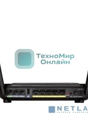 Маршрутизатор беспроводной D-Link DVG-N5402SP/1S/C1A 10/100BASE-TX черный