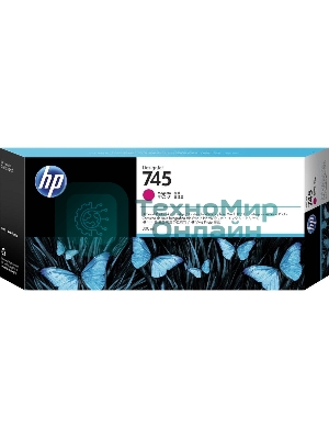 Картридж HP 745 300мл пурпурный Ink Cartridge