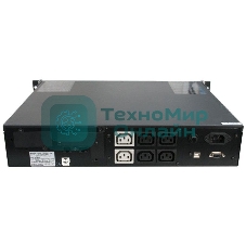 Источник бесперебойного питания Powercom King Pro RM KIN-1200AP LCD 720Вт 1200ВА черный