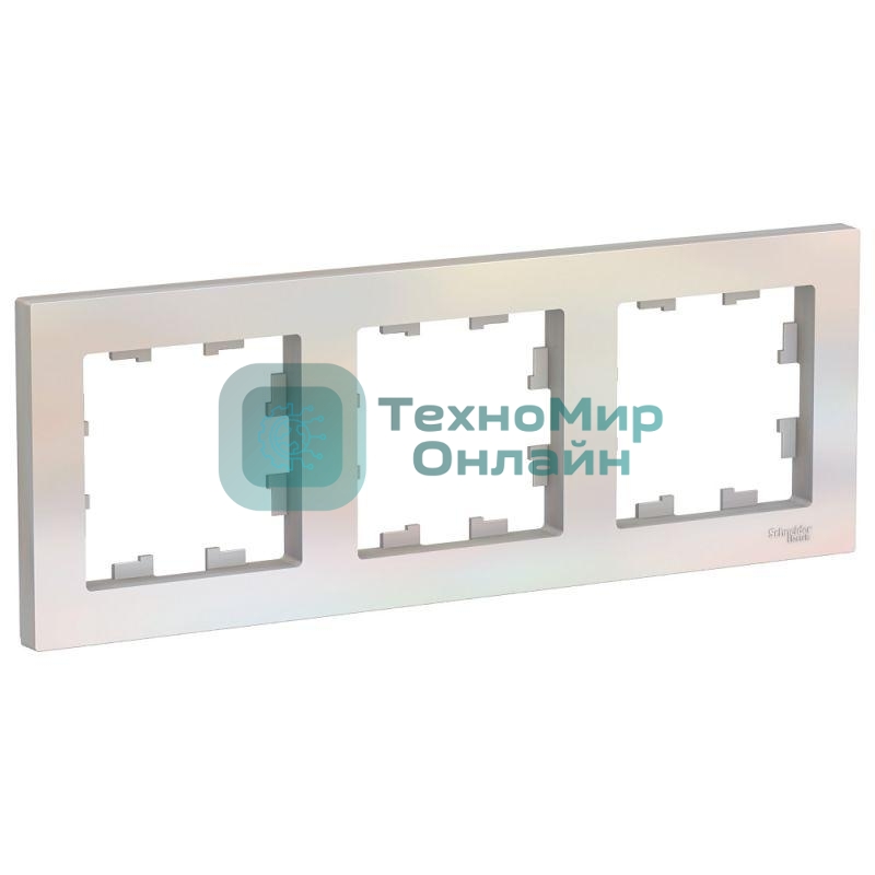 Рамка 3-м AtlasDesign универс. жемчуг SchE ATN000403