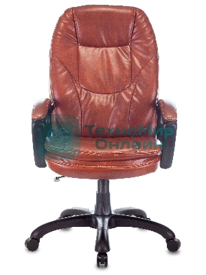Кресло Бюрократ CH-868N Boroko-37 коричневый, экокожа
