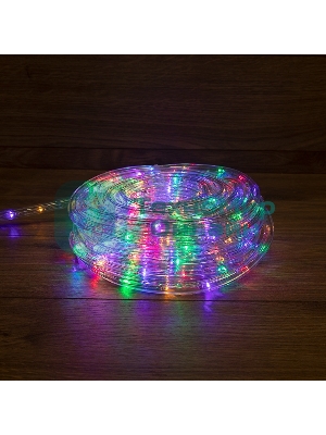 Дюралайт Neon-night LED, фиксинг (2W), 24 LED/м, мультиколор (RYGb), 25 м