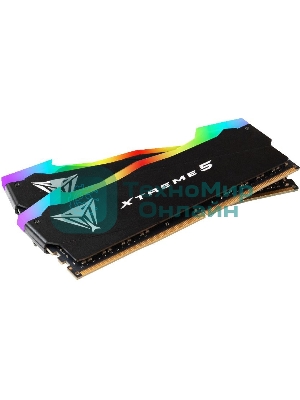 Оперативная память Patriot Viper Xtreme 5, DDR5, 32GB (2x16GB), 8000MHz, CL38, DIMM, с радиаторами, RGB, черный